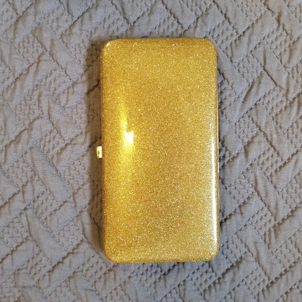 Gold Sparkly Wallet